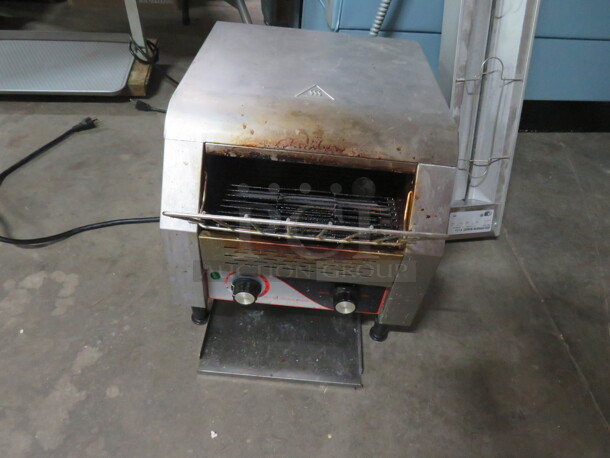 One 2 Slice Conveyor Toaster. Model# TT300. 110 Volt. 14X23X15. 