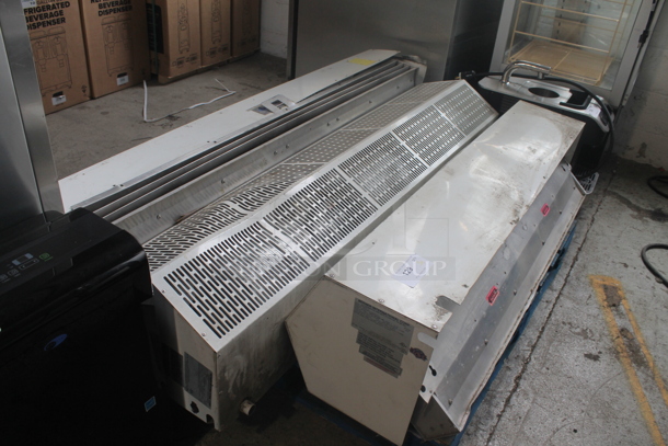 3 Berner STF1048EZ-F-R Commercial Stainless Steel Air Curtains. 480V, 3 Phase. Cosmetic Condition May Vary. 3 Times Your Bid!  - Image 2 of 6