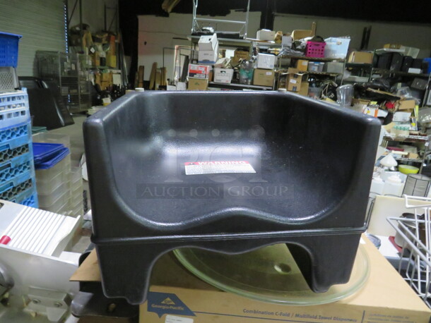 One Black Cambro Dual Sided Booster Seat. #200BC.