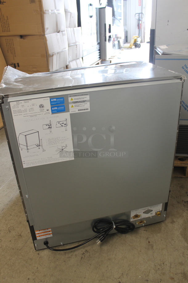 BRAND NEW SCRATCH AND DENT! 2022 Manitowoc UDF0310A-161B NEO Stainless Steel Commercial Self Contained Undercounter Dice Cube Ice Machine with 119 lb. Bin. 115 Volts, 1 Phase. - Image 8 of 10
