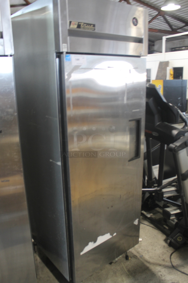 2015 True TG1R-1S Commercial Stainless Steel Single Door Reach In Cooler With Polycoated Shelves. 115V, 1 Phase. Tested and Powers On But Does Not Get Cold - Image 2 of 5