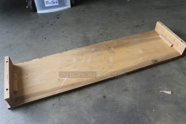 Wooden Table Leaf Insert. - Image 4 of 4