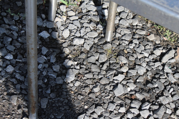 Metal 4 Tier Shelving Unit. BUYER MUST DISMANTLE. PCI CANNOT DISMANTLE FOR SHIPPING. PLEASE CONSIDER FREIGHT CHARGES. - Image 3 of 3