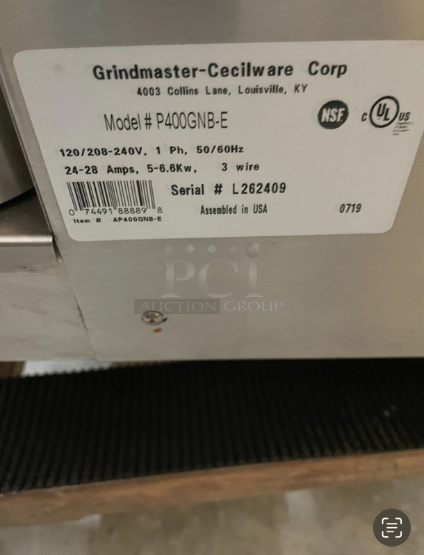 Coffee Machine Grindmaster Cecil Ware Dual Shutter Brewer - Image 5 of 7