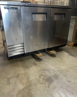 True Back Bar Refrigerator, 120 V Tested and Works Great