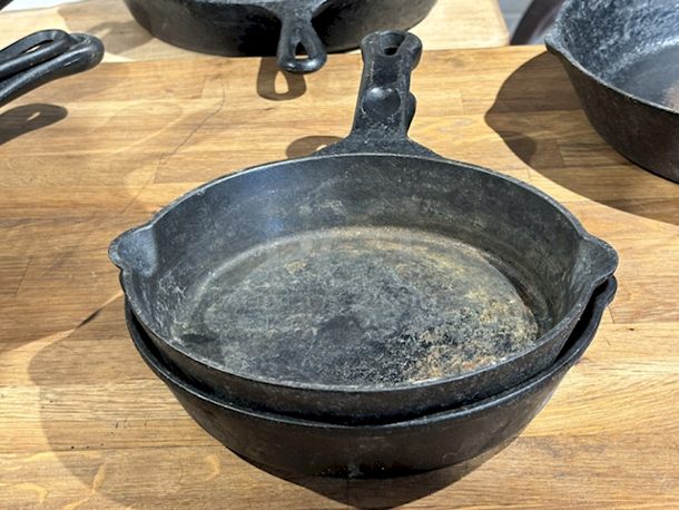 Cast Iron Skillets.  - Image 1 of 2