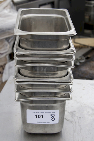 1/4 Size Pans, 6". 8x Your Bid