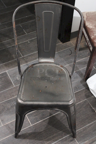 FDW Restaurant Dining Chairs, Indoor/Outdoor, Metal, 18 Inch Seat Height. 4x Your Bid