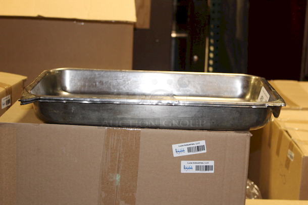 SWEET! 2-1/2" Deep Full Size Hotel Pans, Stainless Steel. 20-3/4x12-3/4x2-1/2 5x Your Bid - Image 3 of 3