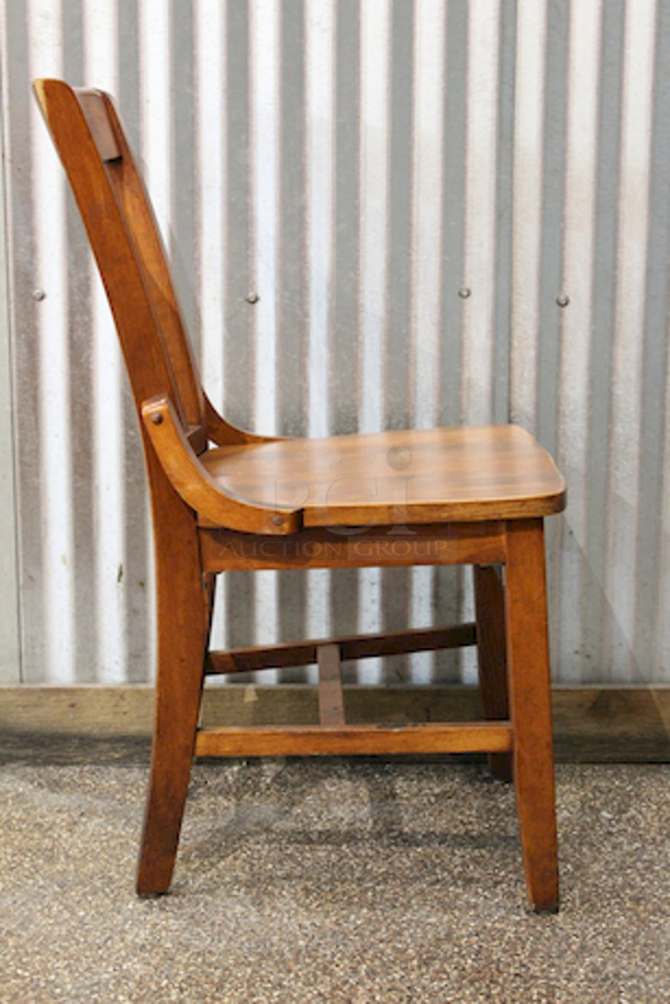 PREMIUM QUALITY! Legend Seating Company Model 422 Solid Wood Chairs In Excellent Condition. 19x18x34 
3x Your Bid - Image 2 of 5