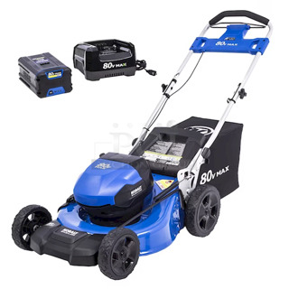 SWEET DEAL!! Kobalt 80-volt 21-in Push Cordless Lawn Mower 5 Ah, 7 Position Cut Height Adjustment (Battery & Charger Included)