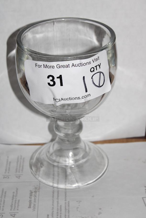 LIKE NEW! Schooner Glasses, Perfect For: Seafood Cocktail, Beer, Margaritas, Michelada, Fish Bowl, Variable Use Glass, Very Thick Glass. 10x Your Bid - Image 3 of 5