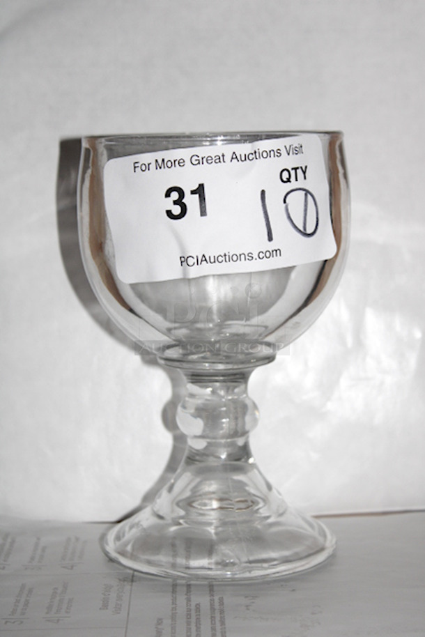 LIKE NEW! Schooner Glasses, Perfect For: Seafood Cocktail, Beer, Margaritas, Michelada, Fish Bowl, Variable Use Glass, Very Thick Glass. 10x Your Bid - Image 4 of 5