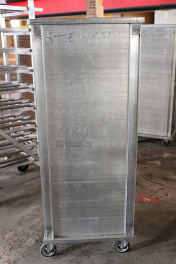 SPLENDIND! Heavy Duty Roll-In Sheet Pan/Bun Pan Rack 27-1/2x21-1/2x69 - Image 3 of 5