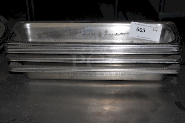 Stainless Steel 1/3 Pan Long Buffee Inserts, 2-1/2
