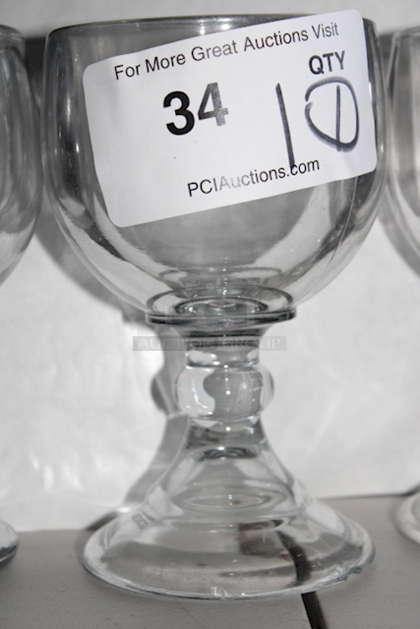 LIKE NEW! Schooner Glasses, Perfect For: Seafood Cocktail, Beer, Margaritas, Michelada, Fish Bowl, Variable Use Glass, Very Thick Glass. 10x Your Bid - Image 2 of 3