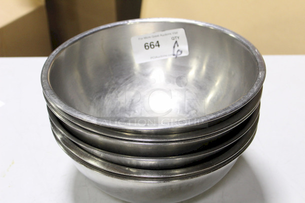 PERFECT! Stainless Steel Mixing Bowls, 13x5. 6x Your Bid.  - Image 2 of 4