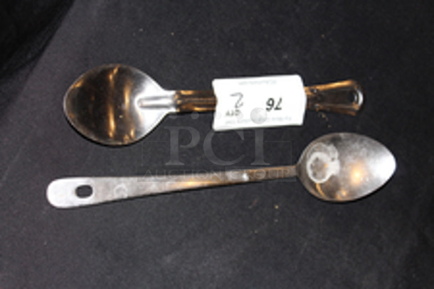Alegacy Foodservice Products 3760 Conventional Serving Spoon, 13"L, Solid, Grooved Handle, Full Length Reinforcement Rib, Medium Gauge Stainless Steel, Polished Finish.
2x Your Bid
 - Image 2 of 5