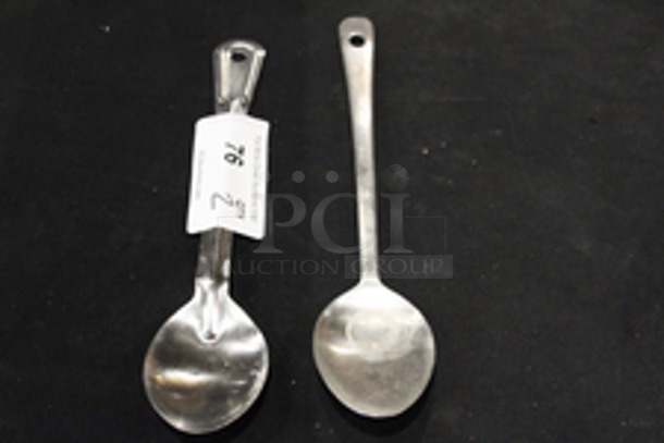 Alegacy Foodservice Products 3760 Conventional Serving Spoon, 13"L, Solid, Grooved Handle, Full Length Reinforcement Rib, Medium Gauge Stainless Steel, Polished Finish.
2x Your Bid
 - Image 4 of 5