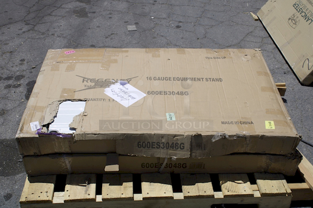 BRAND NEW SCRATCH & DENT! Regency 30" x 48" 16-Gauge Stainless Steel Equipment Stand with Galvanized Undershelf - Image 2 of 2