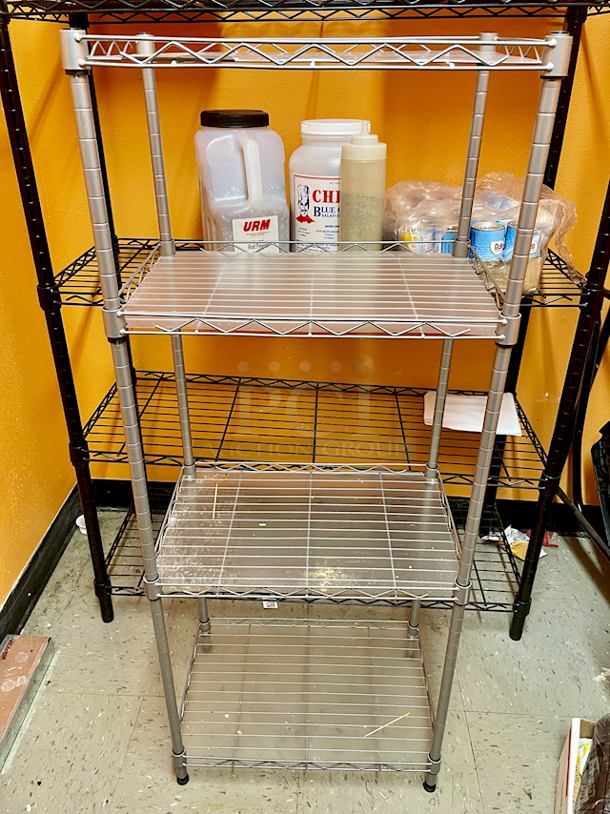 NICE! 4 Shelf Wire Rack 18x12x60  - Image 2 of 2