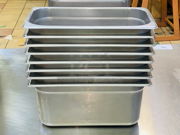 AWESOME! Set of (5) Stainless Steel 1/3 Pans, 6 Inch Deep.

8x Your Bid - Image 3 of 5