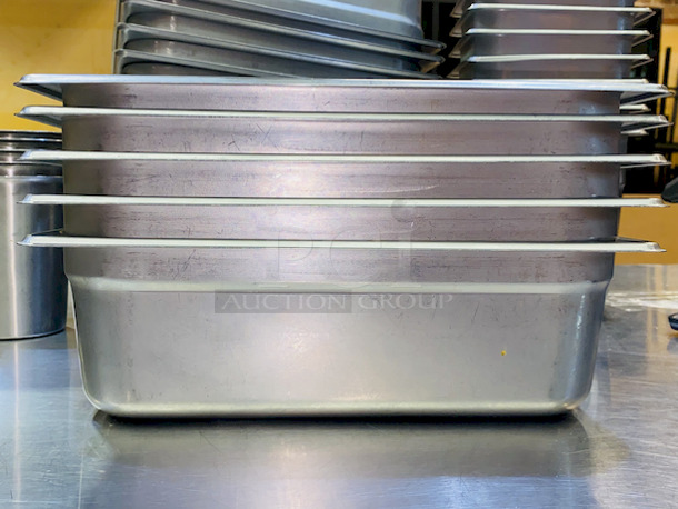 AWESOME! Set of (5) Stainless Steel 1/3 Pans, 4 Inch Deep.

5x Your Bid