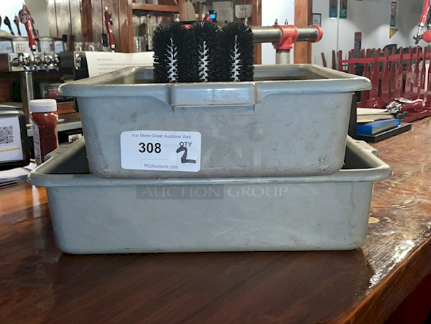 2 Bust Tubs & 1 Glass Washer With Suction Cups - Image 2 of 2