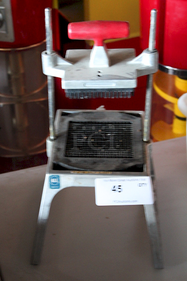 EXCELLENT CONDITION! Vollrath 55011 Redco Instacut 5.0 Table Top Manual Fruit Vegetable Slicer. Great Condition. Applications: Dice, Slice, Wedge or Core!  - Image 3 of 6