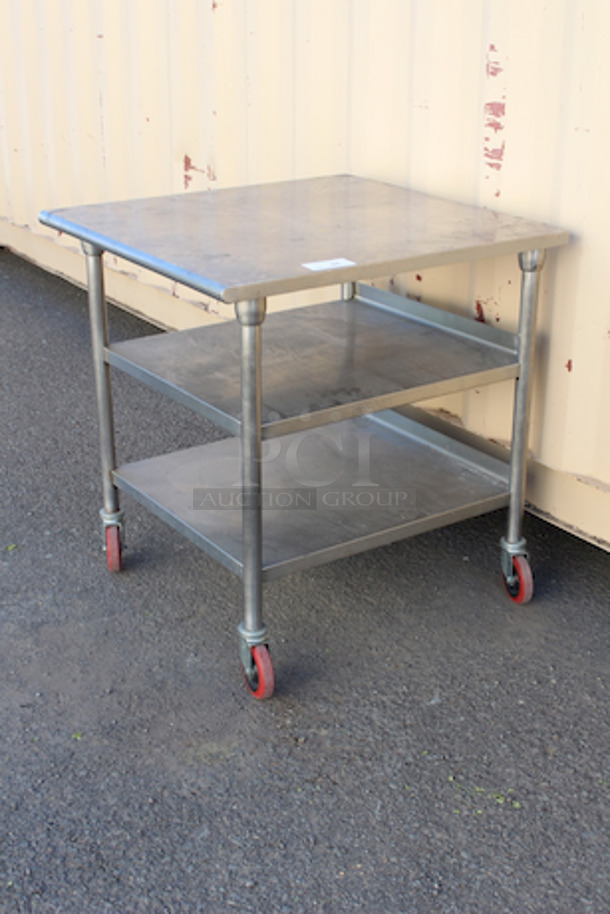 OUTSTANDING! Mobile Equipment Stand With (2) Undershelves. 36x34x37-1/2 - Image 4 of 6