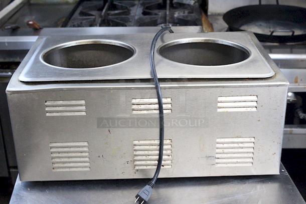 Avantco 7700 2 Well Wood Warmer, 120v/1200W/60Hz. In working Condition.  - Image 4 of 5