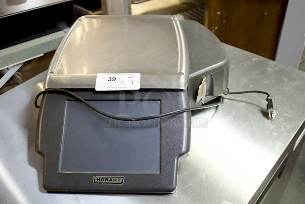 Hobart HLX-1WR Digital Touch Screen Price Computing & Portion Scale w/ RFID Antenna, Wireless TCP/IP, Label Printer. TESTED. IN WORKING ORDER. Unit Also Functions as Web Browser With Updatable Firmware. Weigher Capacity:0 lbs. - 12 lbs. x 0.005 12 lbs. - 30 lbs. x 0.01. ML: 029282-JR SN: 45-1053-489
120/208-240v 50/60HZ 1.42Amp