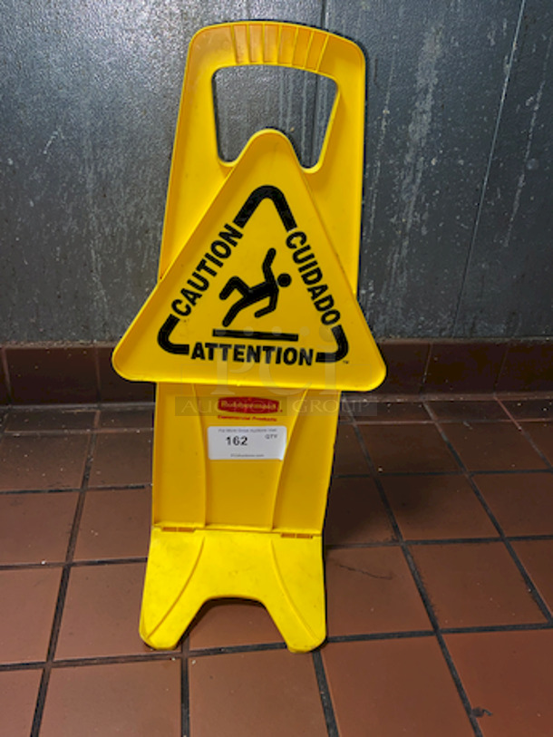 Rubbermaid Wet Floor Sign.  - Image 2 of 2