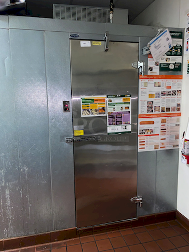 BEAUTIFUL! Norlake Self-Contained Walk-in Cooler. In Perfect Working Order! Don't Miss This One. 

72x72x901/2
Winning Bidder Responsible for Removal.  - Image 3 of 8