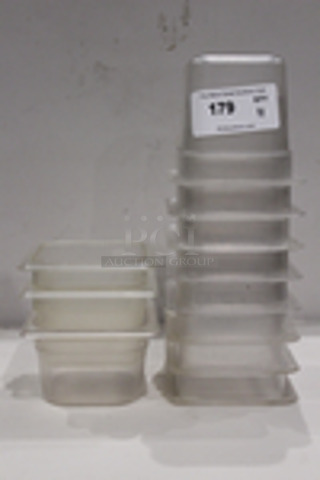 Cambro EN 63-1 Camware 1/6 Pans, 4” Deep
63⁄8" x 615⁄16"x4”
11x Your Bid
