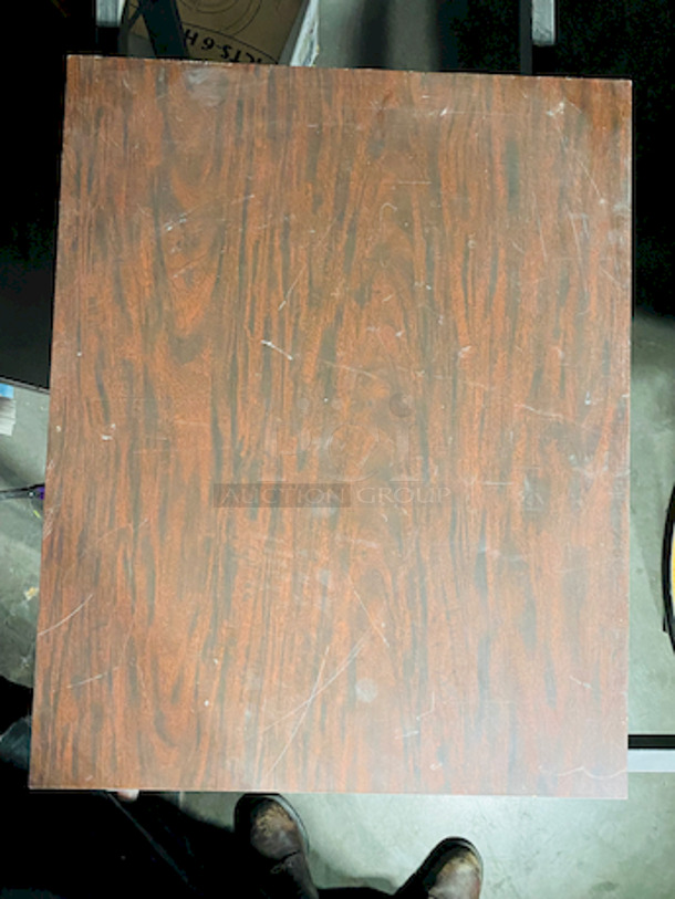 CIRCLE GETS THE RECTANGLE! Pair of Wood Table Tops.

Round Top - 24"
Rectangle - 24"x30"x1"  - Image 3 of 3