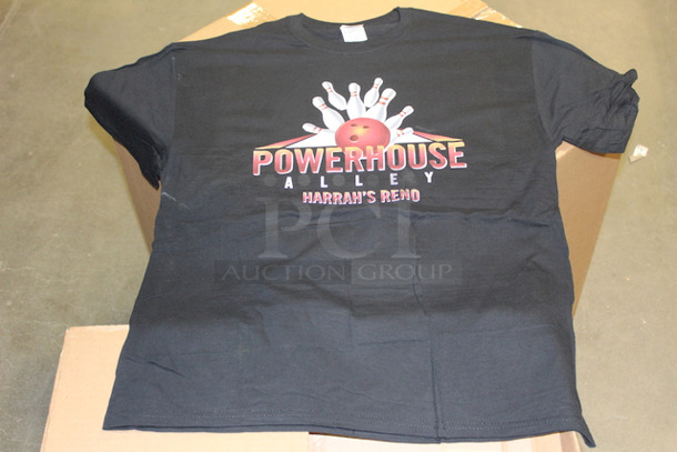 HUGE! Lot of Power House Harrah's Reno T-Shirts, Size Large. 