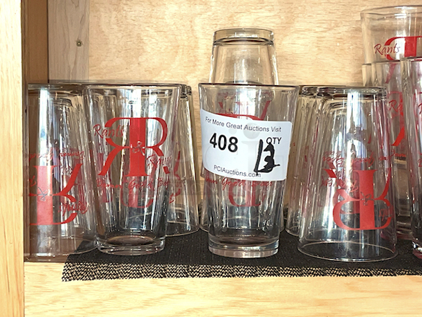 SET OF 12 Pint Glasses. 12x Your Bid - Image 1 of 1