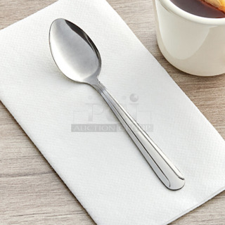 NEW/NEVER USED! (44) 1-Dozen Packages of Choice 267010001  Dominion Teaspoons. 600 Spoons In Total. 44x Your Bid