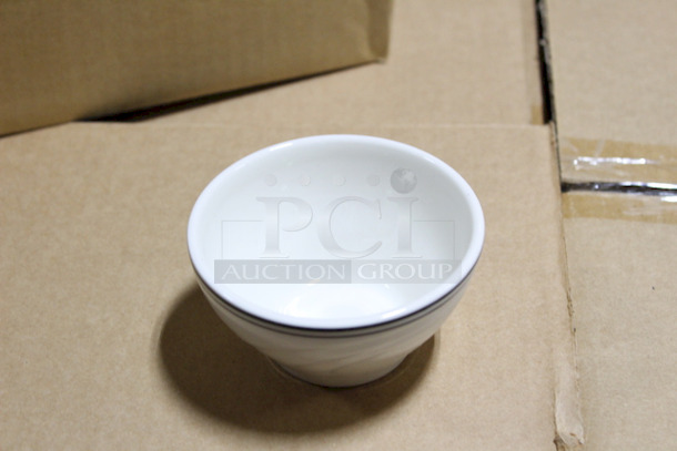 NEW! Syracuse China 9003680 Cascade 7 oz. Bouillon, Ebony Swirl, 3-1/4" 50x Your Bid. - Image 4 of 4