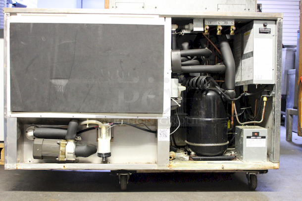 GEEE WILLIKERS!! Hoshizaki KM-1301SRH3 Modular Ice Machine, Capable of Producing  1339 lb of Ice Per Day.  Professionally Removed In Perfect Working Order. 208-230v/60/3-ph Remote Air Cooled.  
48″ W x 27-3/8″ D x 27-3/8″ H
Missing Face Cover. May be On Site.  - Image 1 of 8