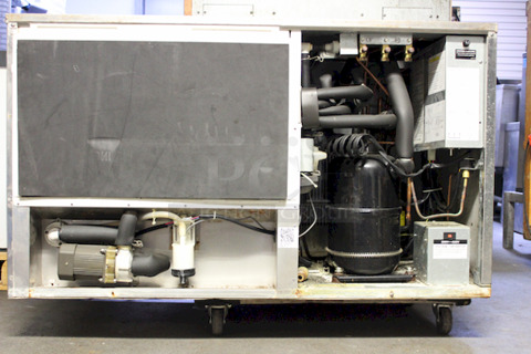 GEEE WILLIKERS!! Hoshizaki KM-1301SRH3 Modular Ice Machine, Capable of Producing  1339 lb of Ice Per Day.  Professionally Removed In Perfect Working Order. 208-230v/60/3-ph Remote Air Cooled.  
48″ W x 27-3/8″ D x 27-3/8″ H
Missing Face Cover. May be On Site. 
