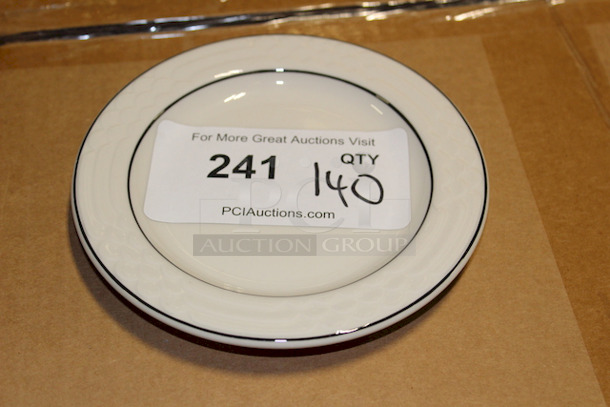 NEW!! Sterling China 6-1/4" Plates. 140x your Bid - Image 1 of 4