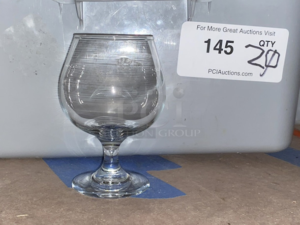 20 LIKE NEW! Schooner Glasses, Perfect For: Seafood Cocktail, Beer, Margaritas, Michelada, Fish Bowl, Variable Use Glass, Very Thick Glass. 20x Your Bid
