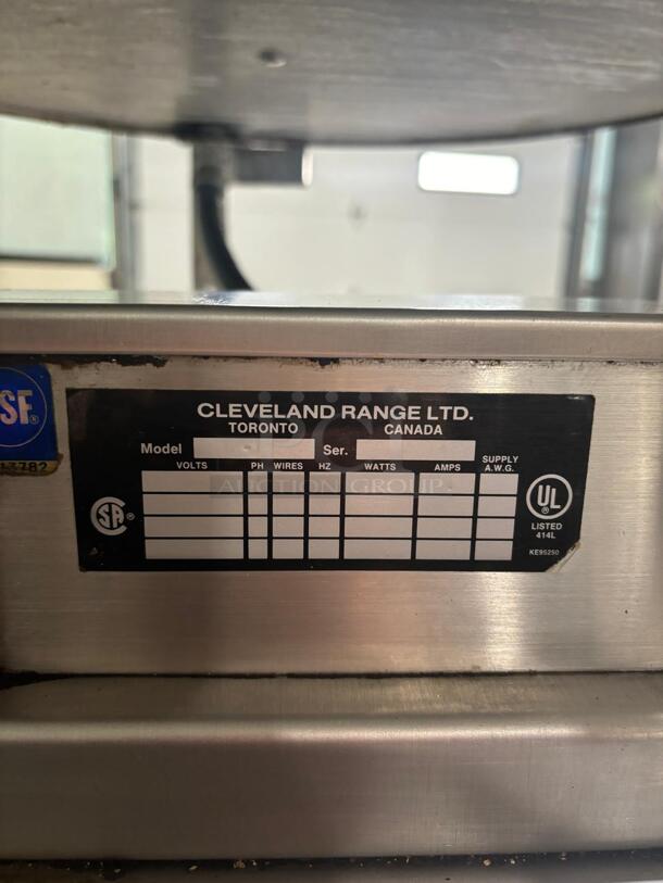 WOW! Cleveland Steam Kettle - Manual Tilt, Jacket, Direct Steam
 - Image 5 of 8