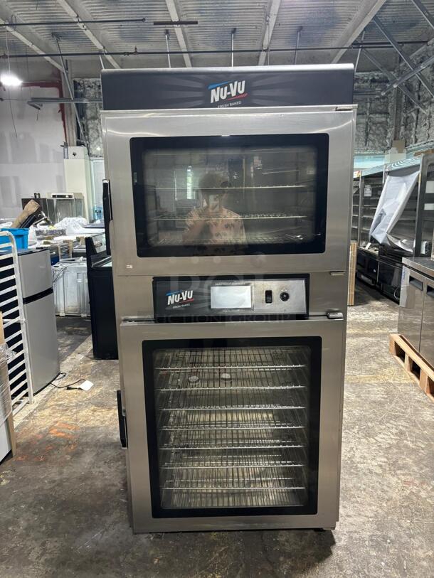 Nuvu Subway Edition Commercial Double Deck Baking Oven/Proofer Combo! With View Through Doors! All Stainless Steel! On Casters!
  - Image 1 of 6