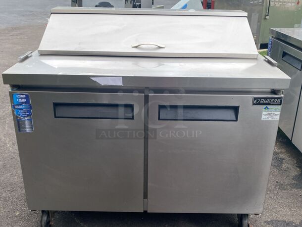 Stainless Steel Dukers Commercial Food Prep Table - Great Condition - Image 5 of 7