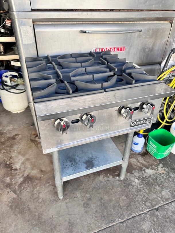 Fully Refurbished Dukers Commercial Gas 4 Burner Working - Image 5 of 6