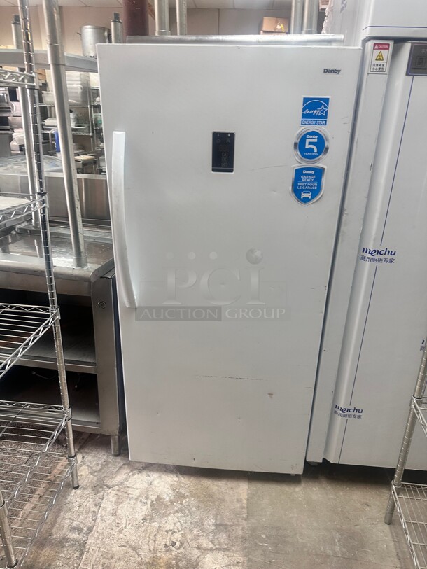 Late Model Danby DUF140E1WDD 13.8 cu ft Upright Freezer 115v Tested and Working - Image 1 of 10