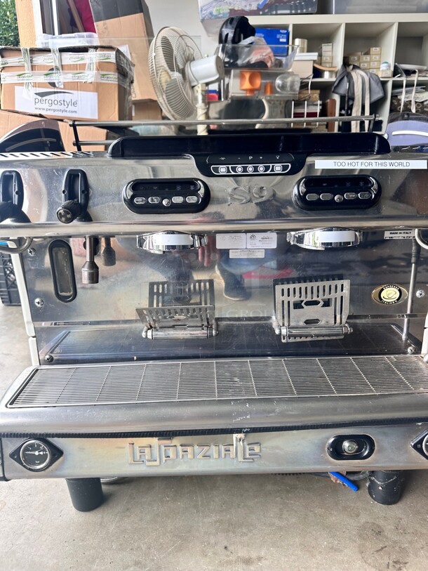 Late Model La Spaziale S9 EK DSP 2 Group Volumetric Espresso Coffee Machine S9-2G-DSP 220 Volt Working - Image 6 of 8